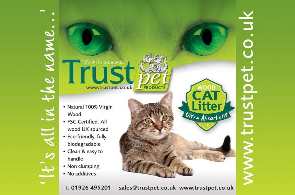 Trust Pet Products Cat Litter PopUp display to promote at events