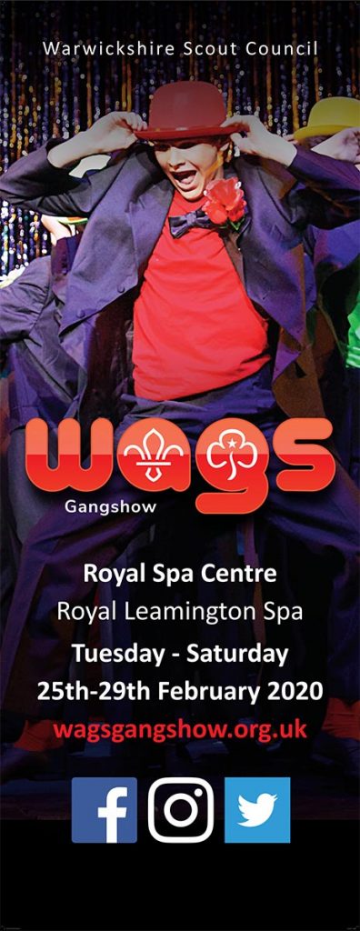 Roll-Up Banner Design for WAGS GangShow in 2020