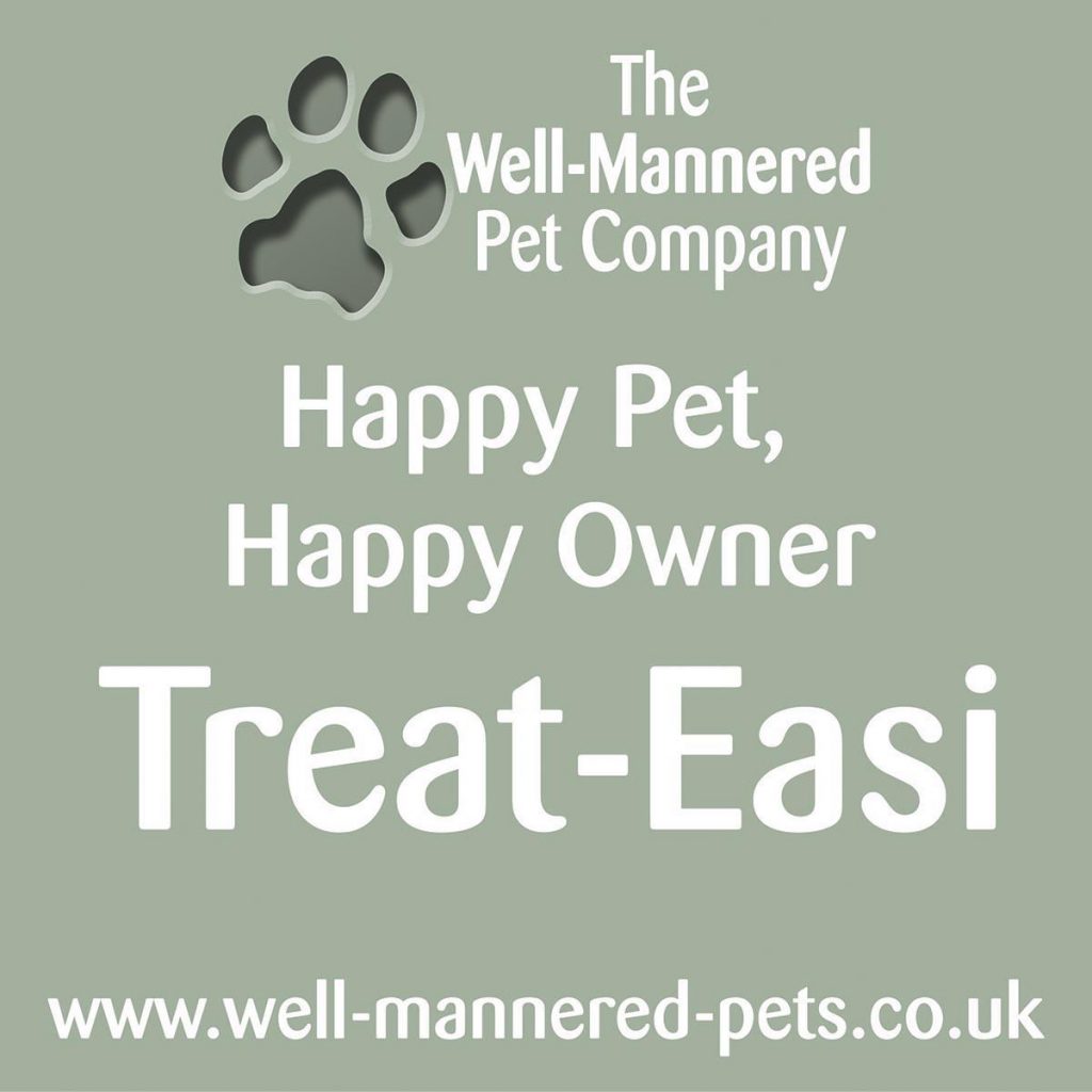 A social media post to promote Treat-Easi for the Well Mannered Pet Company
