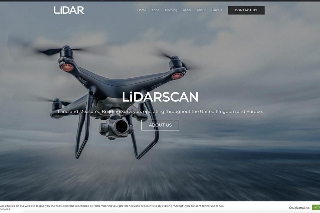 Lidarscan website design
