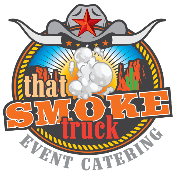 The logo for the That Smoke Truck event catering street food